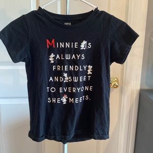 Black mini mouse shirt Disney